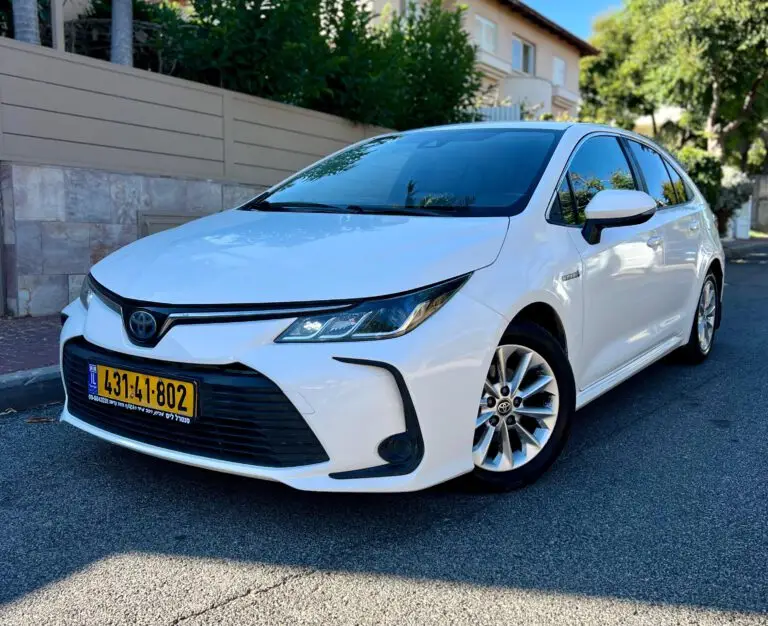 הלוואה לרכב טויוטה