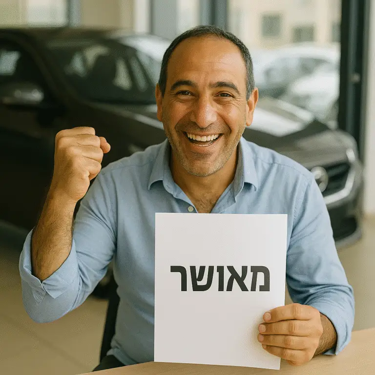 הלוואה לרכב חדש